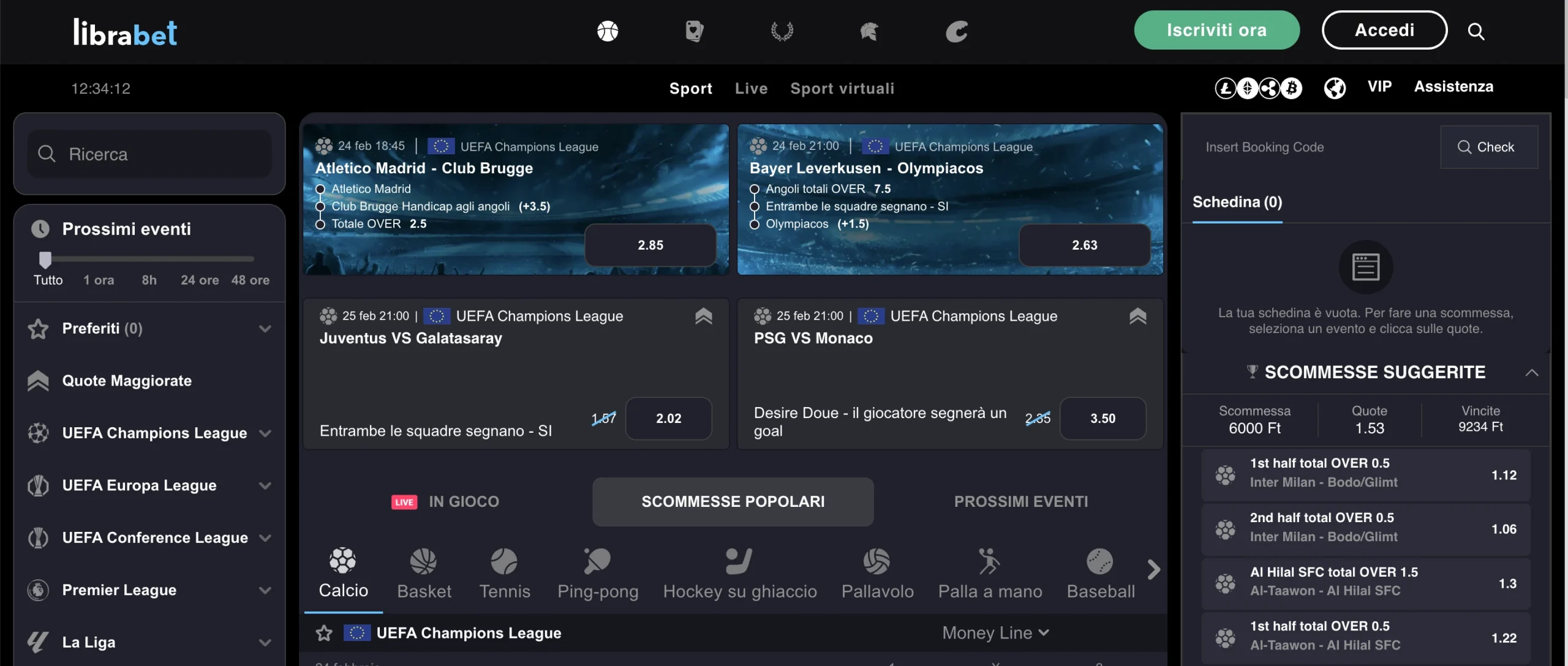 Librabet 7 Librabet scommesse